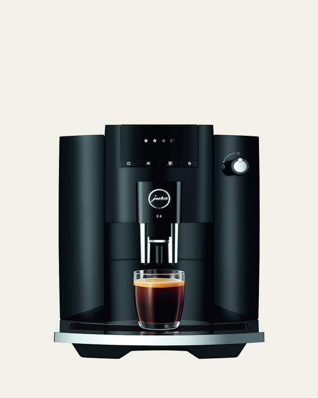 E4 Piano Black Coffee & Espresso Machine